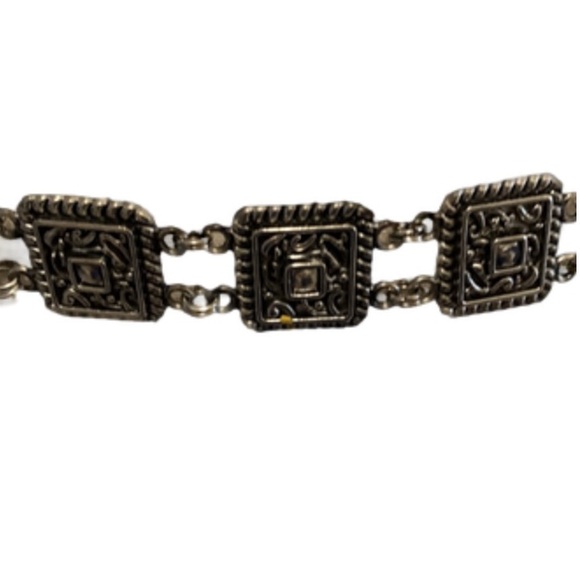 Silver belt. Solid piece with clasp. - Picture 5 of 11